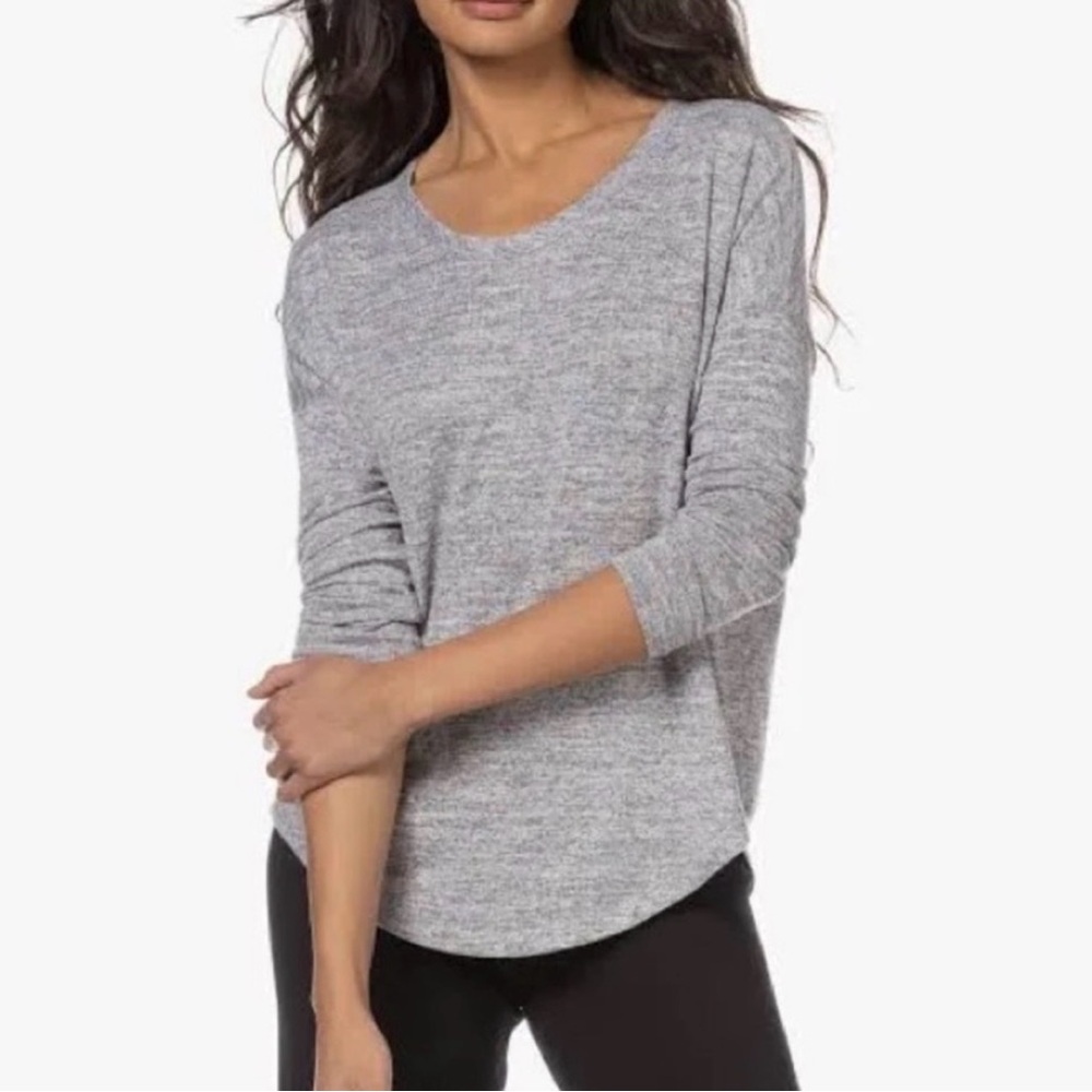 rag & bone Heather Gray Long Sleeve Tee